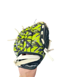 Used Rawlings REMIX BB/SB Glove T-ball Green 9"