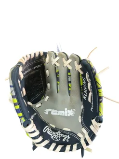 Used Rawlings REMIX BB/SB Glove T-ball Green 9