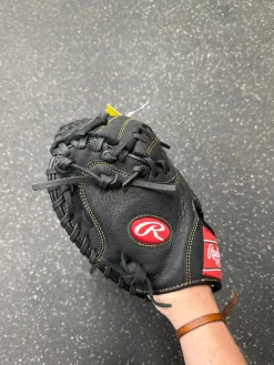 Used Rawlings RENEGADE Catchers Mitt LH Throw Black 32 1/2"
