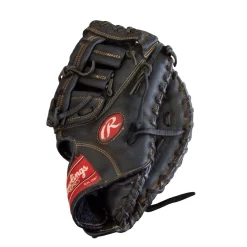 Used Rawlings RENEGADE FBM BB/SB First Base RH Throw Black 12 1/2"