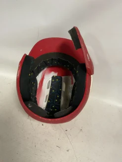 Used Rawlings R16EXT Batting Helmet No Mask Red SM