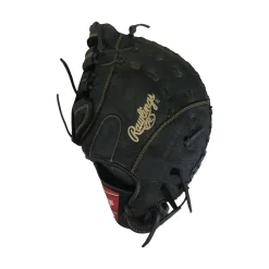 Used Rawlings RFBMB BB/SB First Base LH Throw Black 12 1/2