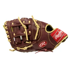 Used Rawlings SANDLOT GLOVE BB/SB First Base LH Throw Brown 12 1/2