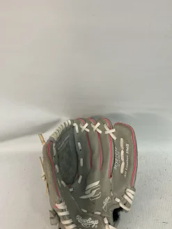 Used Rawlings SURE CATCH BB/SB Glove RH Throw Grey 10 1/2