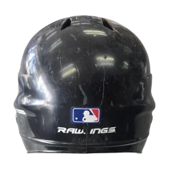 Used Rawlings VAPOR 6 1/2 - 7 1/2 HELMET Batting Helmet No Mask Black One Size