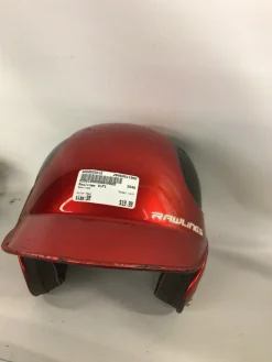Used Rawlings VLP1 Batting Helmet No Mask Red SM