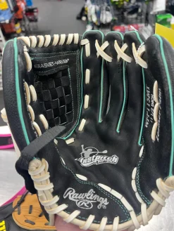 Used Rawlings WFP115MT BB/SB Glove RH Throw Black 11 1/2"