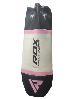 Used RDX GIANT INSIDE UNFILLED Boxing Heavy Bag Black And Pink 50 lb