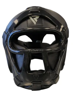 Used RDX HGR T1FB Boxing Headgear Black LG