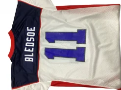 Used Reebok DREW BLEDSOE BILLS JERSEY FB Top Adult White MD