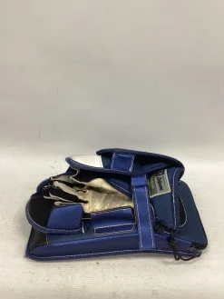 Used Reebok 7K BLOCKER Youth Goalie Blocker Navy Blue