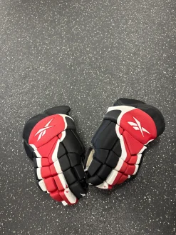 Used Reebok 3K GLOVES Senior Gloves Black 14"