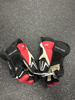 Used Reebok 3K GLOVES Senior Gloves Black 14"