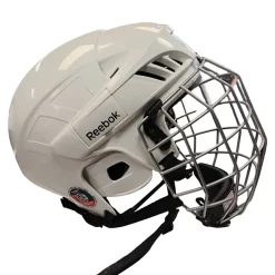 Used Reebok 3K Helmet Cage Combo White LG
