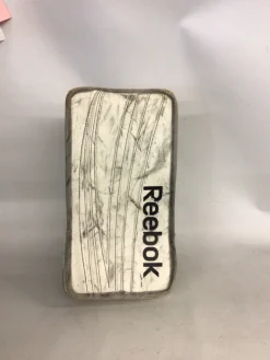 Used Reebok 18K Junior Goalie Blocker White