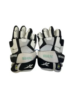 Used Reebok 3K Lacrosse Gloves Junior White 8