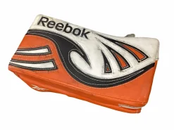Used Reebok L7 YT Youth Goalie Blocker Orange