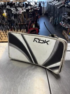 Used Reebok RBK PREMIER SERIES Inter Goalie Blocker White
