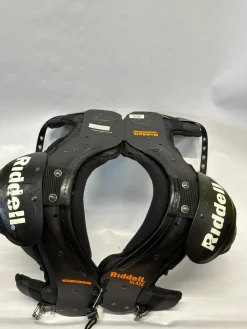 Used Riddell BLAZE FB Shoulder Pads Black LG