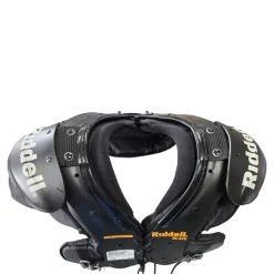 Used Riddell BLAZE PADS YOUTH LG FB Shoulder Pads Black LG