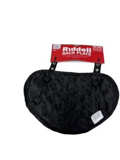 Used Riddell Chrome Football Back Plate One Size Tailbone Pad - Like New