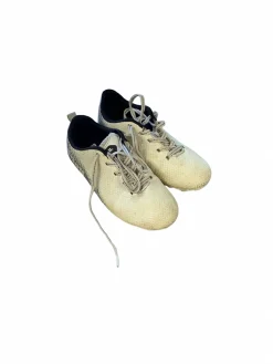 Used Riddell Jr FB Cleats White Junior 02