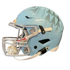Used RIDDELL NFL POLYNESIAN HELMET Size Large