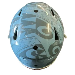 Used RIDDELL NFL POLYNESIAN HELMET Size Large