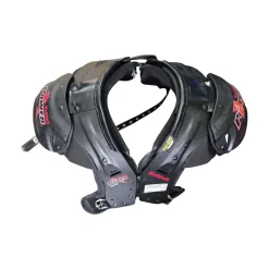 Used Riddell POWER JPK ADULT SHOULDER PADS FB Shoulder Pads Black SM