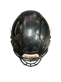Used Riddell RIDDELL SPEEDFLEX YTH LRG BLACK HELMET FB Helmet Black LG