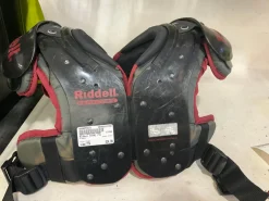 Used Riddell RIVAL FB Shoulder Pads Black Youth