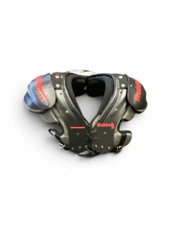 Used Riddell S2 FB Shoulder Pads Black LG