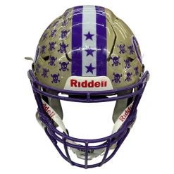 Used Riddell SPEEDFLEX FB Helmet Vegas Gold LG