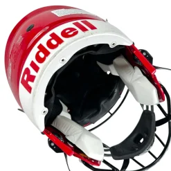 Used Riddell SPEEDFLEX Football Helmet Red LG