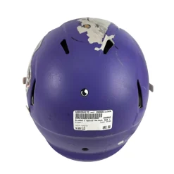 Used Riddell SPEED Football Helmet Purple LG