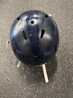 Used Riddell VICTOR HELMET YOUTH 2022 FB Helmet Navy Blue SM