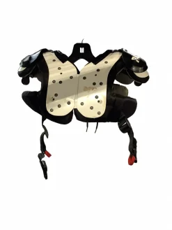 Used Riddell WARRIOR II X FB Shoulder Pads White SM