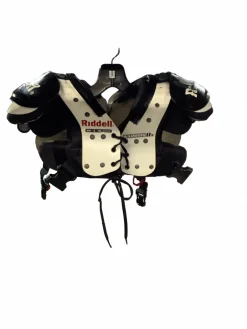 Used Riddell WARRIOR II X FB Shoulder Pads White SM