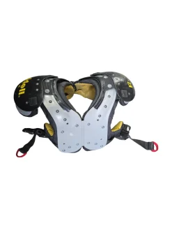 Used Riddell X FORCE II FB Shoulder Pads Yellow SM