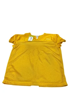 Used Riddell YELLOW PRACTICE JERESY FB Top Youth Yellow LG