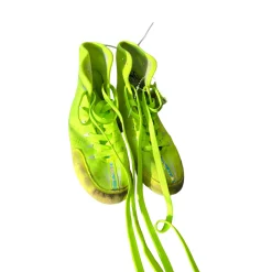 Used Ringside Boxing Shoes Neon Green Junior 03
