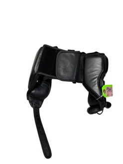 Used Ringside Open Face Leather Boxing Headgear Black SM