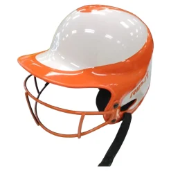 Used RIP-IT HELMET Batting Helmet w/Mask Orange M/L