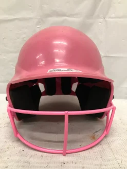 Used RIP-IT PINK Batting Helmet w/Mask Pink SM
