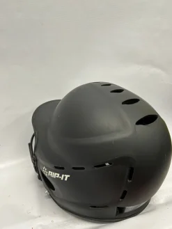 Used RIP-IT RIP-IT BLACK HELMET Batting Helmet w/Mask Black MD