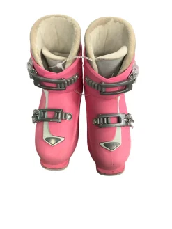 Used Roces IDEA ADJUSTABLE Girls DH Ski Boot Pink 225 MP - J04.5 - W5.5