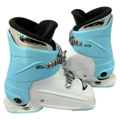 Used Roces IDEA UP Girls DH Ski Boot Carolina Blue 190 MP - Y12
