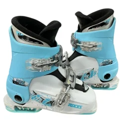 Used Roces IDEA UP Girls DH Ski Boot Carolina Blue 190 MP - Y12