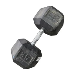 Used Rogue Hex Dumbbell (Each) 85 lb