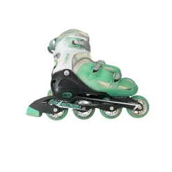 Used RollerDerby VTECH 500 Senior Aggressive Skates Turquoise Senior 9